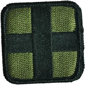 Medic Cross Tactical Patch - Olive & Black by Gadsden and Culpeper