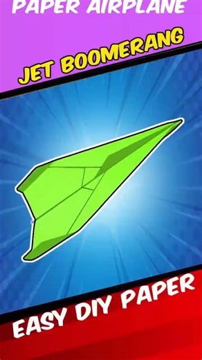 how to make boomerang aeroplane with a4 size paper #origami #papercraft #paperplane