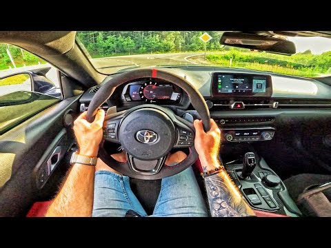 2020 Toyota Supra 3.0 AT - POV TEST DRIVE