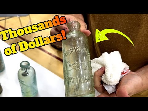 Coca-Cola's Rare Hutchinson Bottles and Thousands of Dollars in Antique Glass!