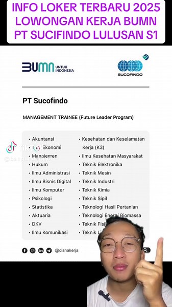Lowongan Kerja BUMN PT Sucofindo 2025