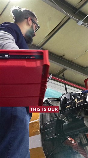 This is our reciprocating engine lab. 🔧 Here, students train to disassemble, inspect, and reassemble a reciprocating engine from start to finish. It begins with getting familiar with the Overhaul and Maintenance manuals and the Illustrated Parts Catalog; this is to help student understand what each internal component is and what it does. From there, it's hands-on: taking measurements, inspecting parts, and putting it all back together the right way. There's no substitute for using tools yoursel