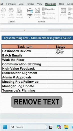 How to Add Checkbox in Excel ✅ (Tracker Shortcut in Excel)