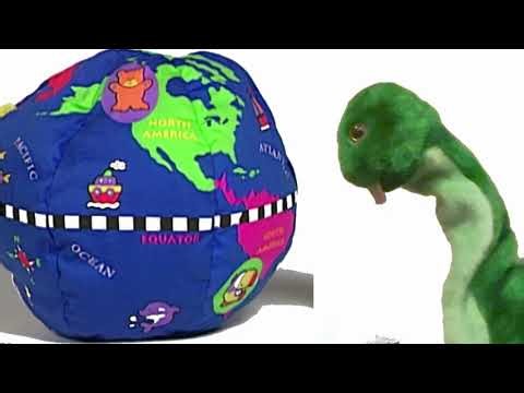 Baby Brontosaurus & Activity Globe Free Clip