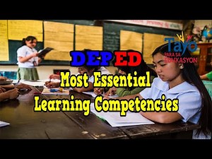 Most Essential Learning Competencies/Competency (MELC) All Subjects-DEPED Philippines