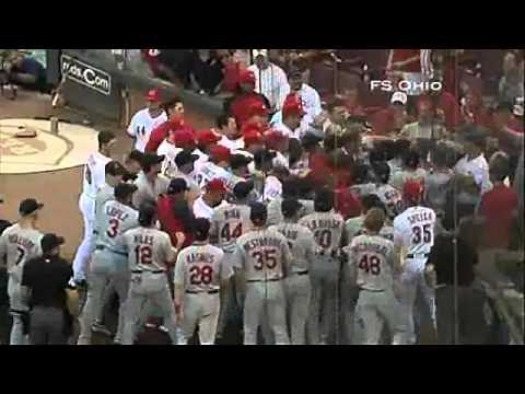 Cardinals vs Reds The Fight 08/10/10