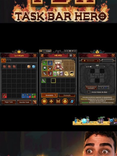 Taskbar Hero review: Vale a pena pagar? (RPG idle)