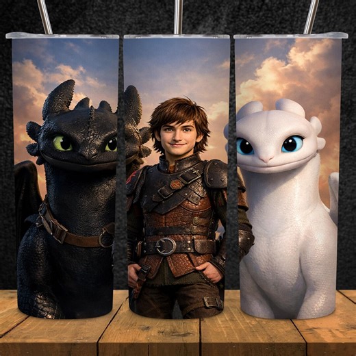 Black Dragon Tumbler Wrap PNG, Toothless Inspired 20oz Tumbler Toothless Light Fury, Fantasy Night Dragon Tumbler Wrap, Dragon Love Wrap - Etsy