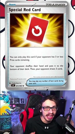 Special Red Card Changes Everything!#pokemon#pokemontcg#chaosrising