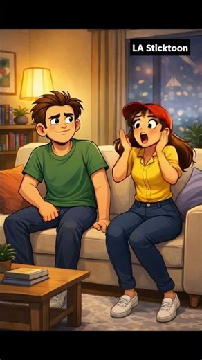 Married Life Be like | Husband and Wife comedy Cartoon Style #husbandandwifejokes #comedyanimation