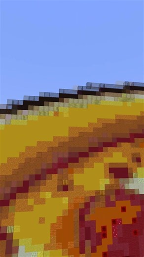Pizza Pixel Art Timelapse #minecraft