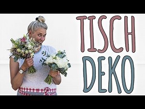 TISCHDEKO FÜR HOCHZEIT - HINTER DEN KULISSEN - DIY