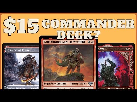 HOW To Build A Commander Deck For $15