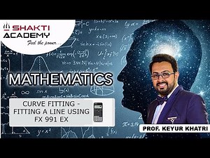 CURVE FITTING : FITTING A LINE USING FX 991 EX