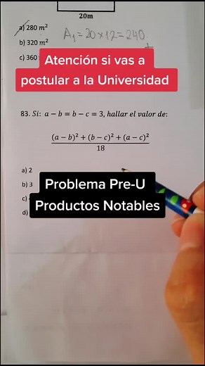 Productos Notables: Fórmulas, Ejercicios, y Desafíos Matemáticos