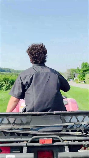 Riding moto on the raspberries fields #raspberry #field #farm #shorts