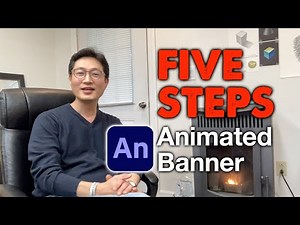 Five Steps Animated Banner in Adobe Animate CC. 애니메이션 배너 만들기 5단계. 애니메이트CC