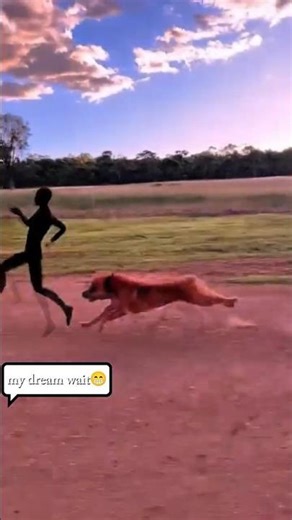 When a dog chases me in a dream 🤣#shorts #funny #comedy #modernfazlami