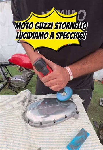 Lucidatura Carter Moto Guzzi Sport America