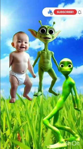 Funny alien dance dame tu cosita | Part -10 #funny #alien #aliendance #colors #crazzyalienz #dancej