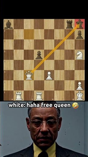he thought it was free... 😂♟️#chess #chesspuzzle #chesscom #chessshorts #shorts