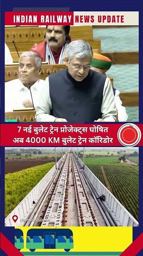 7 New Bullet Train Projects 🚄 | India’s High-Speed Rail Network Expanding to 4000 KM
