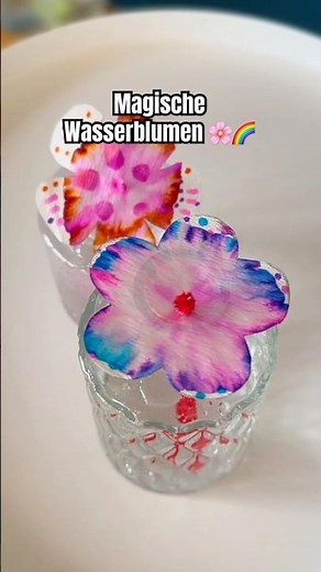 Magic Water Flowers Experiment #kindergarten #spring #experiment #funforkids #kidsactivities #kids