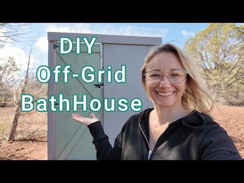 DIY Off-Grid Outhouse with Shower | 41Acres of Raw Northern AZ Land