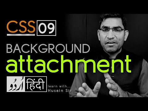 Background-attachment - CSS3 tutorial in hindi - urdu - Class - 09