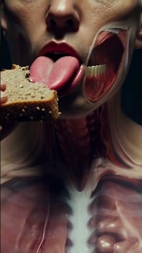 See what happens inside your body when you eat rye bread Human logic 3D
