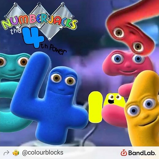 numberjacks the 4th power intro