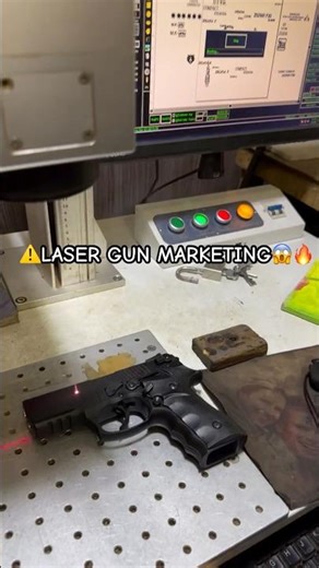 Gun Laser Engraving Machine 😱 | Perfect Marking on Pistol