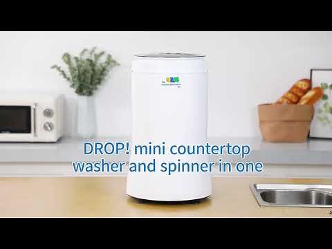 Drop! Portable Countertop Washing Machine & Spin Dryer in One