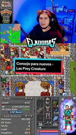 Maximiza tus cazas en Tibia: Prey Creatures y Hunting Tasks