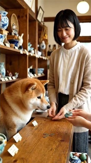 the dog choose to not cheat #money #honest