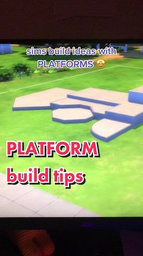 sims 4 platform tips and ideas for your builds! #sims4tipsandtricks #sims4 #simsbuildideas #sims4build #simsbuilding