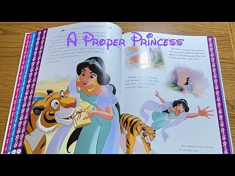 Princess Jasmine 'A Proper Princess' Disney Bedtime Stories Read Along Kids & Toddlers