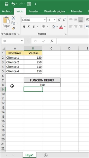Función DESREF en Excel explicada en segundos 📊⚡#excel #shorts | Kevin Ramirez