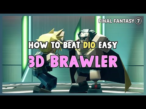 FF7 Rebirth - How to Beat Dio 3D Brawler *EASY* in Gold Saucer