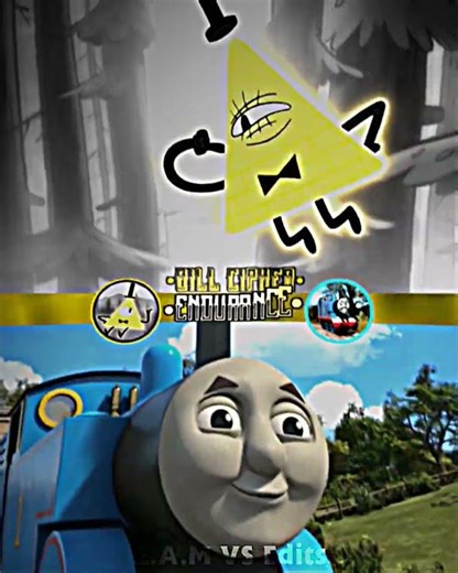 Bill Cipher vs Thomas #edit #wisedit #gravityfalls #thomasandfriends