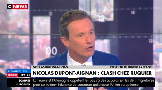 Clash dans ONPC : Nicolas Dupont-Aignan dénonce "l'acharnement" de Yann Moix et Christine Angot (VIDEO) - Télé 2 Semaines