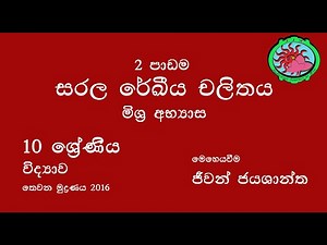 Science - Grade 10 - Lesson 2 - Sarala Rekeeya Chalithya - JJW Educations.