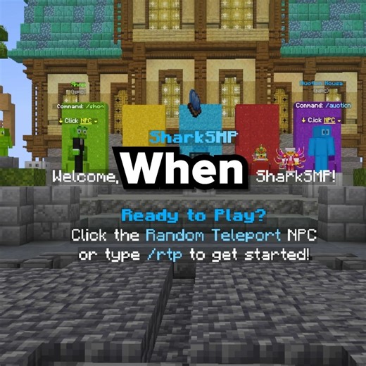 Shark SMP on Instagram: "The Hardest Minecraft SMP?! IP: sharksmp.net Port: 19132 Discord: discord.gg/sharksmp"