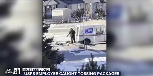WATCH: USPS employee caught tossing packages in Colorado Springs