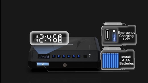 Watch All the features you need in TOPMEDA gun safe on Amazon Live