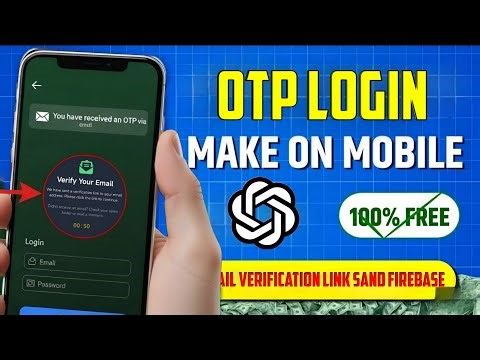 I Made This App with AI | OTP Login System Using Firebase 🔐 (Full Tutorial on Mobile)"