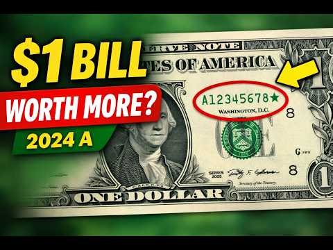 Look Before You Spend! 2024 A $1 Bill Value & Errors!
