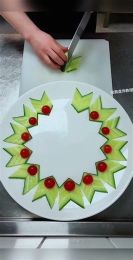 Creative Plate Design - Easy to Learn! Two Diamond-shaped Plate✌️ #Placing Techniques