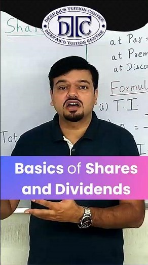 Shares and Dividends Class 10 ICSE | Basics & Formulas in 60 Seconds 📉