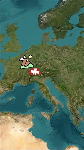 Why weren't these four countries attacked by Germany? #uniquefacts #geopolitics #maps #animation
